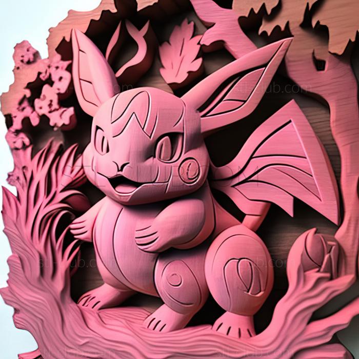 3D model In The Pink The Island of Pink Pokmon (STL)